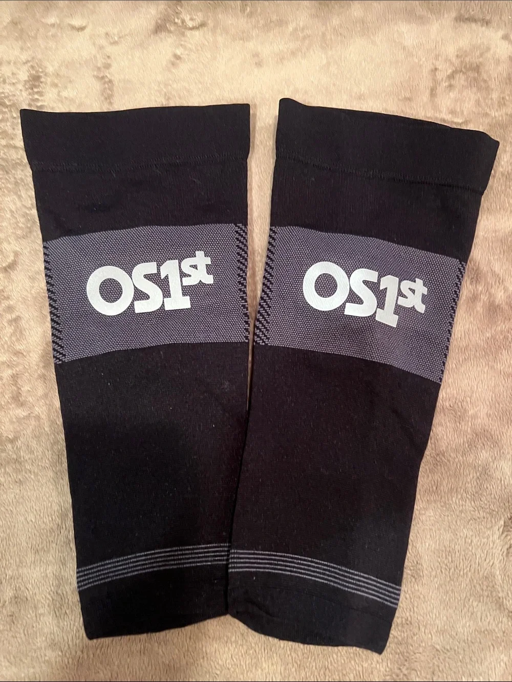 OS1ST Black Compression Calf Sleeves